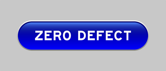 blue color capsule shape button with word zero vector image