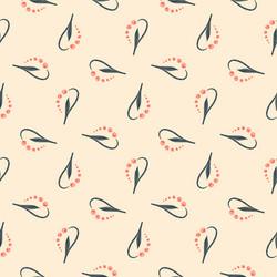 geometric style seamless pattern with abstract vector image