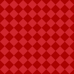 Red seamless diagonal checkered squares pattern vector