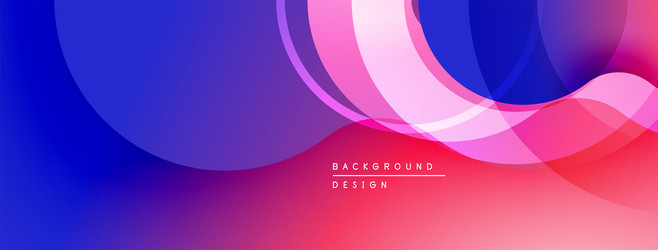 abstract background features overlapping circles vector image