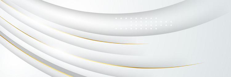 Modern minimal and clean white gold background Vector Image