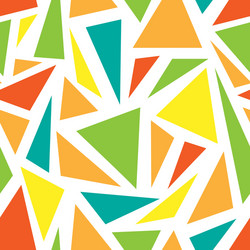 Pattern of geometric shapes vector