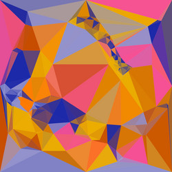 abstract triangular color background vector image