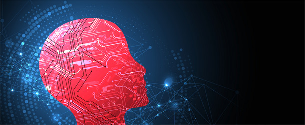 abstract background on the theme of artificial vector image