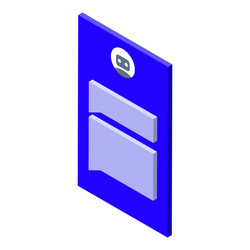 chatbot in smartphone screen displaying chat vector image