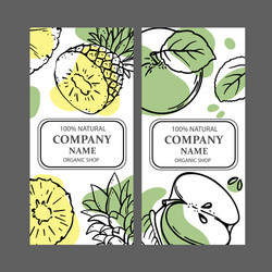 Pineapple Jam Labels Vector Images (97)