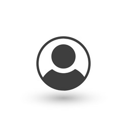 profile icon male user ui button stock vector image