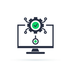Software Automation & Technology vector image