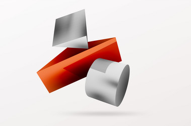 3d abstract background shapes triangle vector image