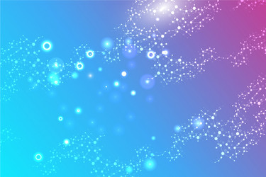 science network pattern connecting lines and dots vector image