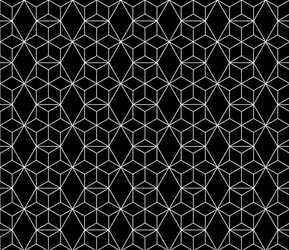 Seamless geometric pattern with editable vector