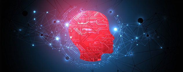 abstract background on the theme of artificial vector image
