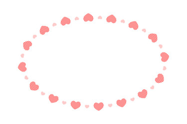 Luxury pink gold glitter oval frame Royalty Free Vector