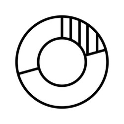 Round math chart Royalty Free Vector Image - VectorStock