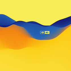 3d wavy background dynamic modern pattern vector image