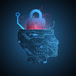 abstract background on the theme of artificial vector image