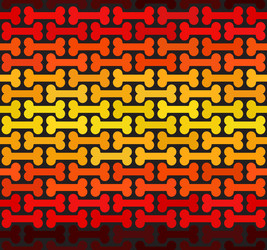 striped bone pattern seamless background vector image