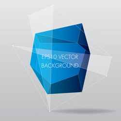 Geometric Abstract Background with Lines vector image