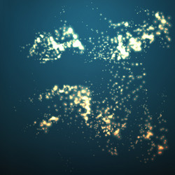 Abstract Mesh Particle Background vector image
