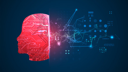 abstract background on the theme of artificial vector image