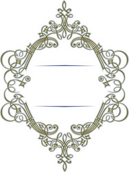 Elegant Lace Border Vector Image