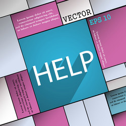 help point icon symbol flat modern web design vector image