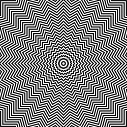 Dynamic Zigzag Optical Pattern vector image