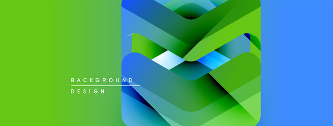 abstract geometric shapes overlap creating vector image