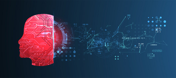 abstract background on the theme of artificial vector image