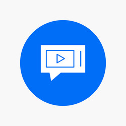 Chat live video service vector