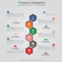 infographics element web design layout vector image
