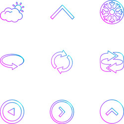arrows directions pointer arrow user vector image