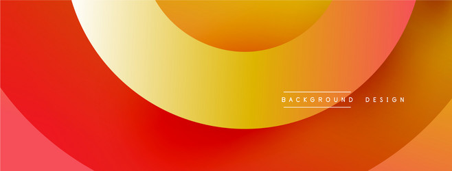 abstract overlapping lines and circles geometric vector image