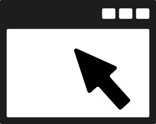 browser icon website and www network symbol vector image
