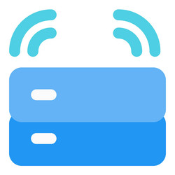 server a device used to manage networks vector image