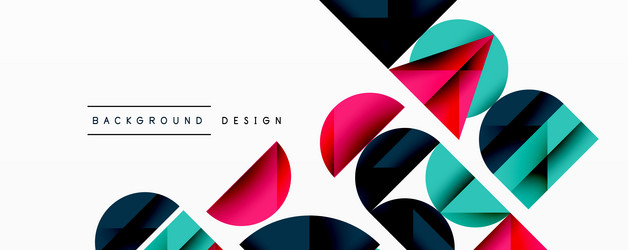 abstract geometric pattern with intersecting vector image