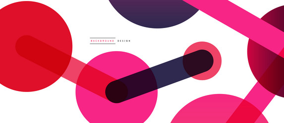 abstract background round dots connected by lines vector image