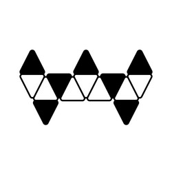 abstract geometric triangle pattern vector image