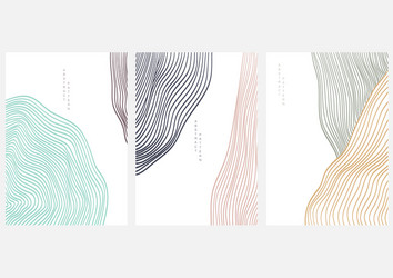 Abstract Line Pattern Background vector image