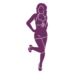 Dancing Girl Nude Silhouette Vector Images (over 210)