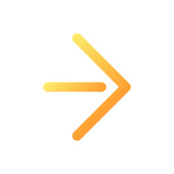 move forward pixel perfect flat gradient color ui vector image