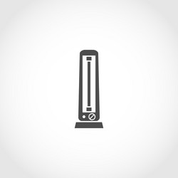 carbon heater icon vector