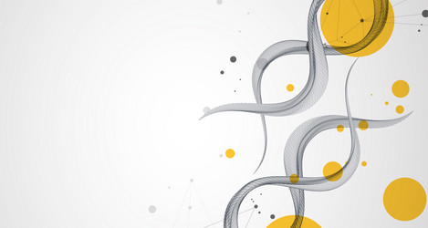 abstract futuristic wireframe background vector image