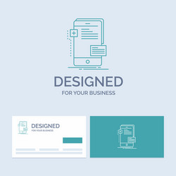 frontend interface mobile phone developer vector image