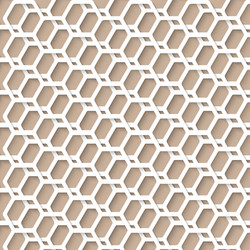 simple hex pattern with realistic shadow for your vector