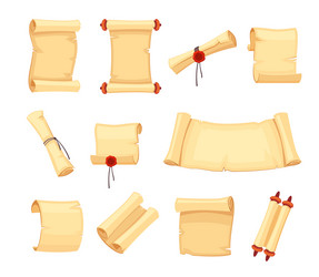 Ancient Scroll - Papyrus Texture vector image