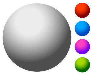 button badge element in several color blank vector image