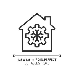 general cooling linear icon vector