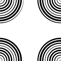 repeatable pattern with spiral swirl twirl shape vector image