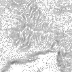 topographic map background with space for copy vector image